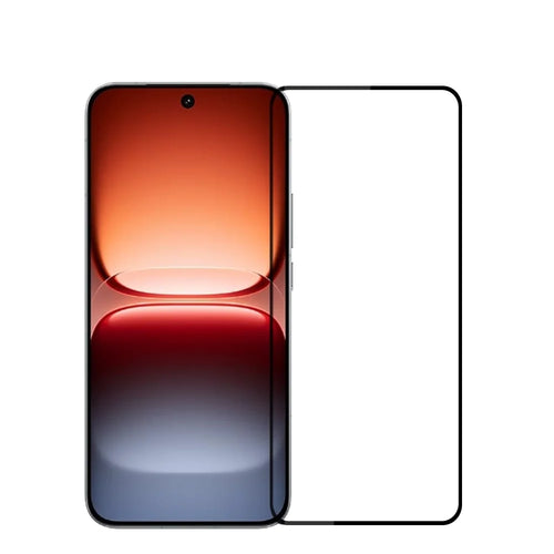 MOFI For vivo iQOO 15 5G  Screen Protector 9H Full Glue Full Coverage High Aluminum-Silicon Glass Film - Black - 1