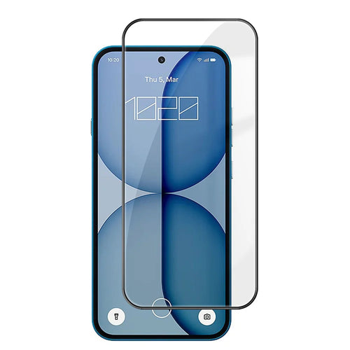 For Nothing Phone (4a) HD Full Screen Protector Silk Printing Black Edge High Aluminium-silicon Glass Film - As Shown - 1