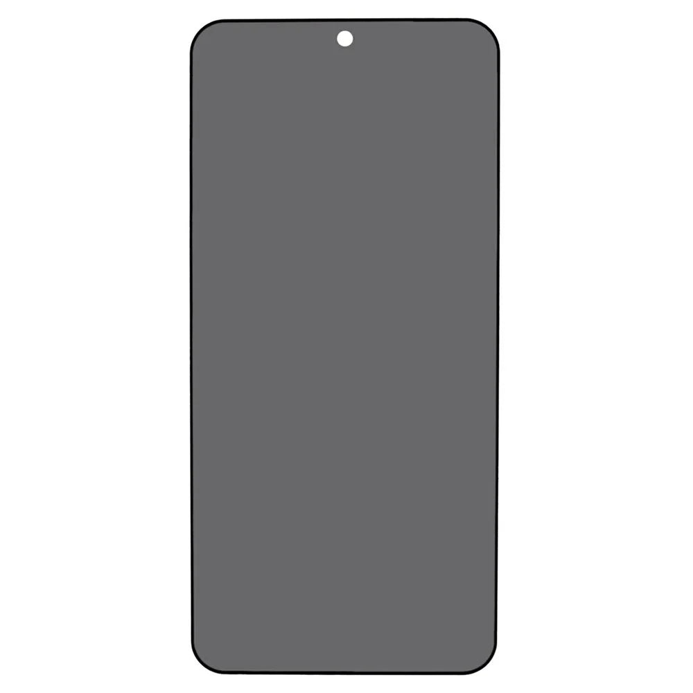 For Realme Neo8 5G Anti Spy Privacy Screen Protector 2.5D Arc Edge Full Glue Full Cover High Aluminium-silicon Glass Film (Fingerprint Unlock) - Black - 2