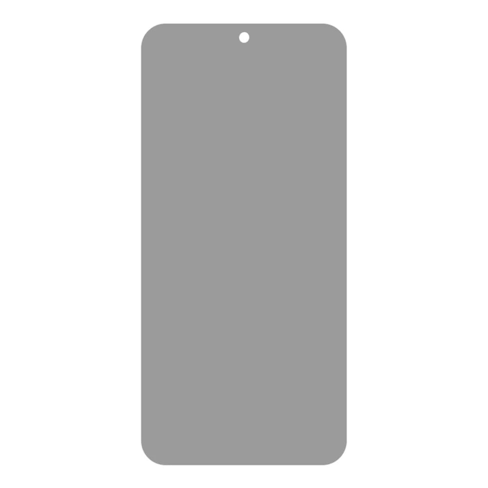 For Realme Neo8 5G 2.5D Arc Edge Anti Spy Full Screen Protector High Aluminium-silicon Glass Film (Fingerprint Unlock) - Black - 2