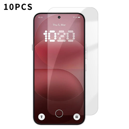 For Nothing Phone (4a) Pro 10Pcs HD Screen Protector High Aluminium-silicon Anti-fingerprint Tempered Glass Film (Not Complete Covering) - As Shown - 1