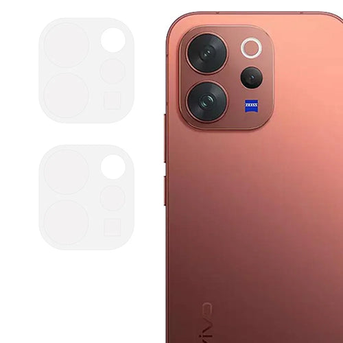 2Pcs For vivo V70 5G Full Coverage Camera Lens Protector 3D Arc Edge Anti-Scratch Tempered Glass Lens Film - Transparent - 1