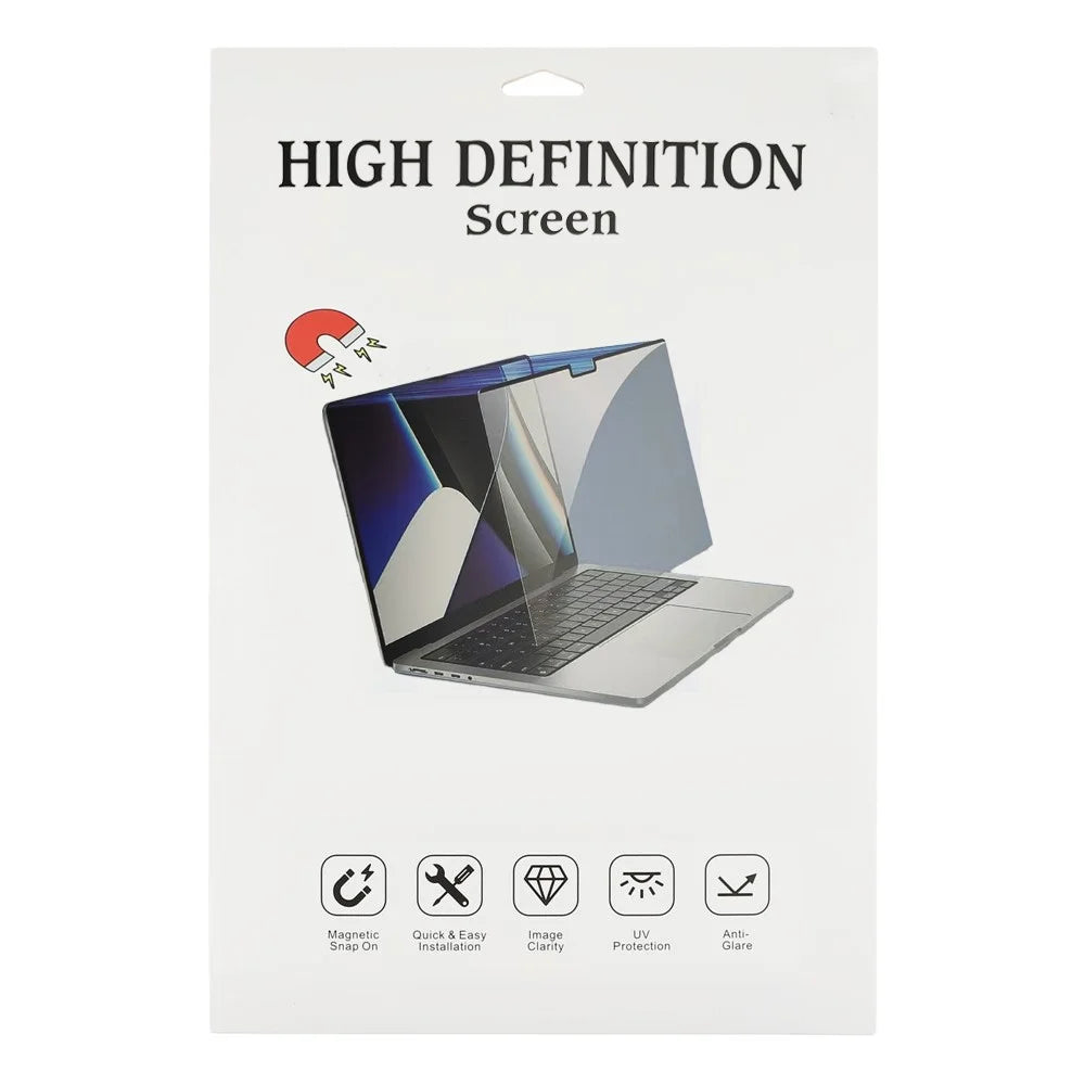 For MacBook Neo 13 inch (2026) Full Cover PET Film Magnetic Adsorption Anti Blue Light Matte Reusable Writing Screen Protector - Transparent - 5
