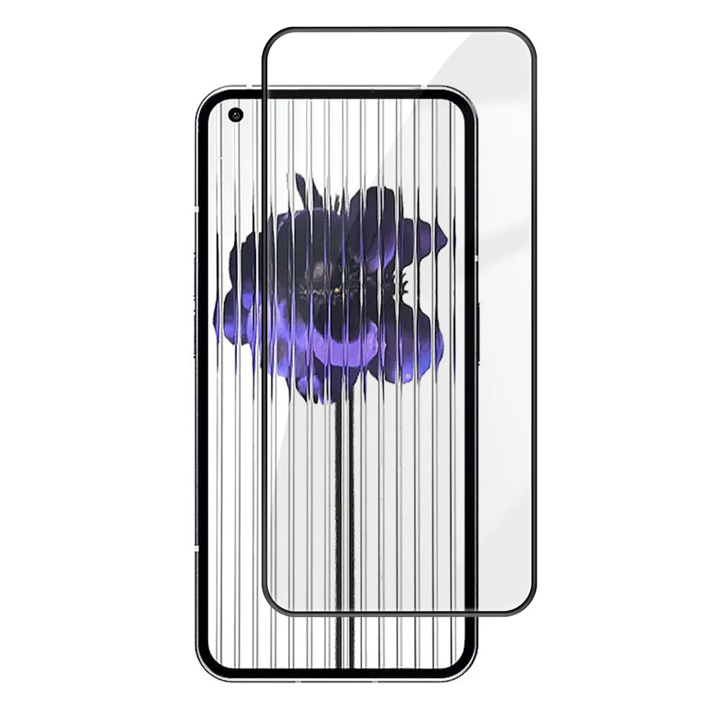 For Nothing phone (1) 5G HD Full Screen Protector Silk Printing Black Edge High Aluminium-silicon Glass Film - As Shown - 1