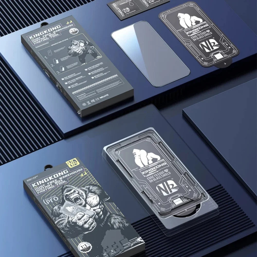For Samsung Galaxy S25 FE 3Pcs Full Screen Protector HD Clear 3D Arc Edge High Aluminium-silicon Glass Film with Dust-Free Installation Tool - Transparent - 2
