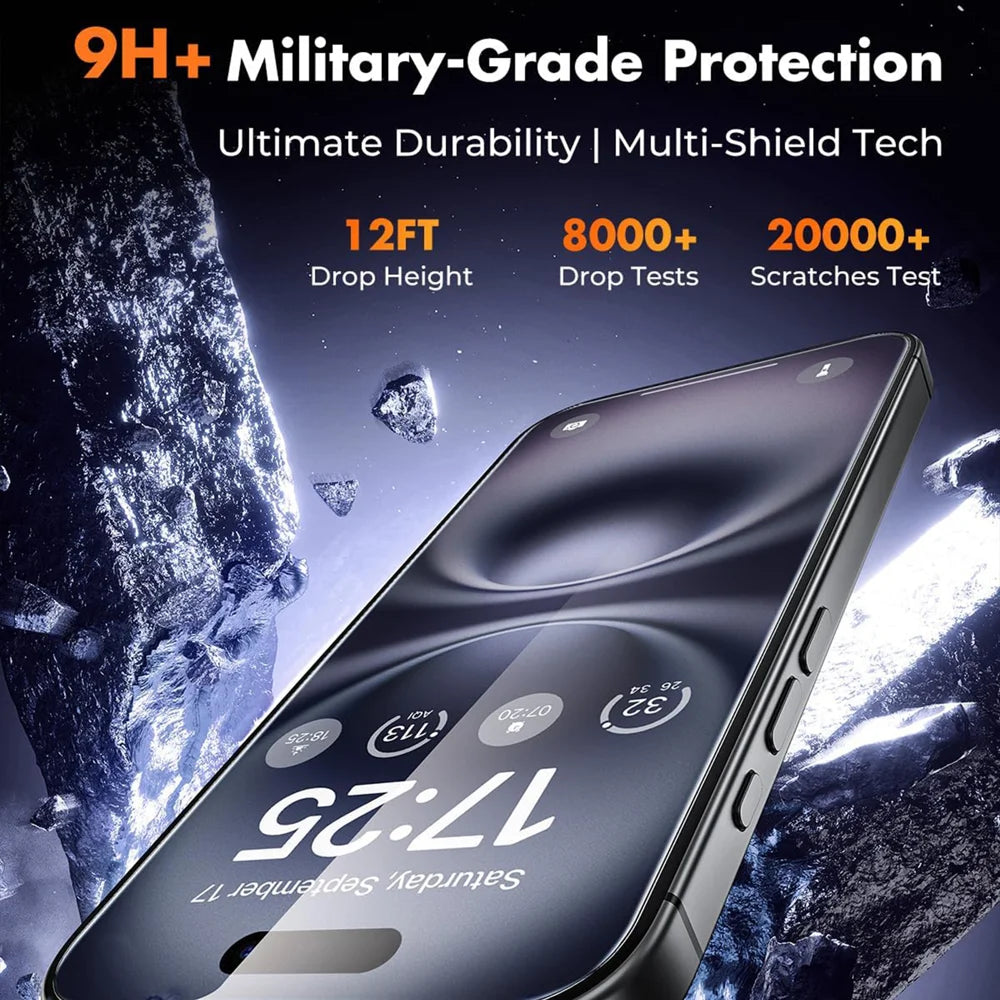 For iPhone 13 Pro Max 10Pcs High Definition Full Screen Protector 3D Large Arc Edge High Aluminium-silicon Glass Film - Transparent - 4