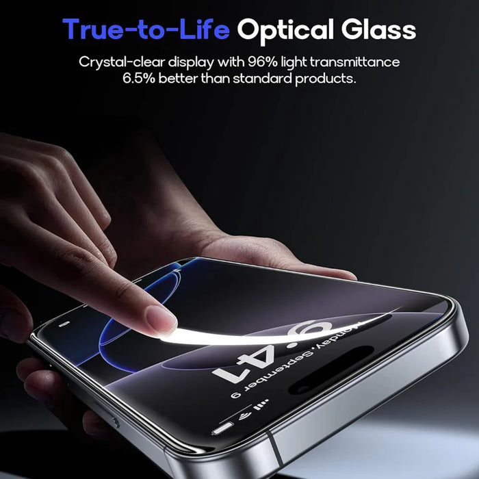 For iPhone 13 10Pcs High Definition Full Screen Protector 3D Large Arc Edge High Aluminium-silicon Glass Film - Transparent - 5