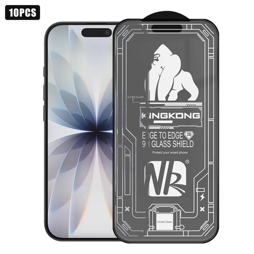 For iPhone 17 10Pcs High Definition Matte Full Screen Protector 3D Large Arc Edge High Aluminium-silicon Glass Film - Transparent - 1