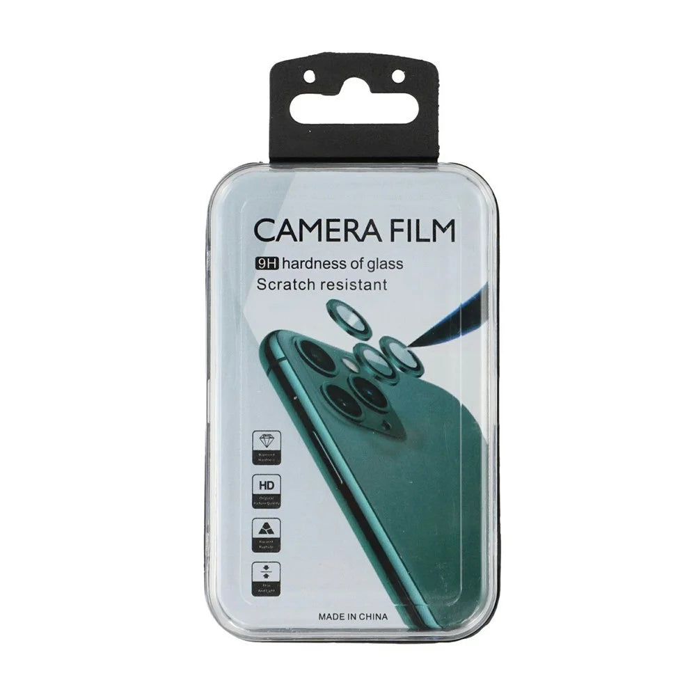 For Samsung Galaxy S26 1 Set Camera Lens Protector Metal Frame + Tempered Glass Lens Film - Titanium Black - 6