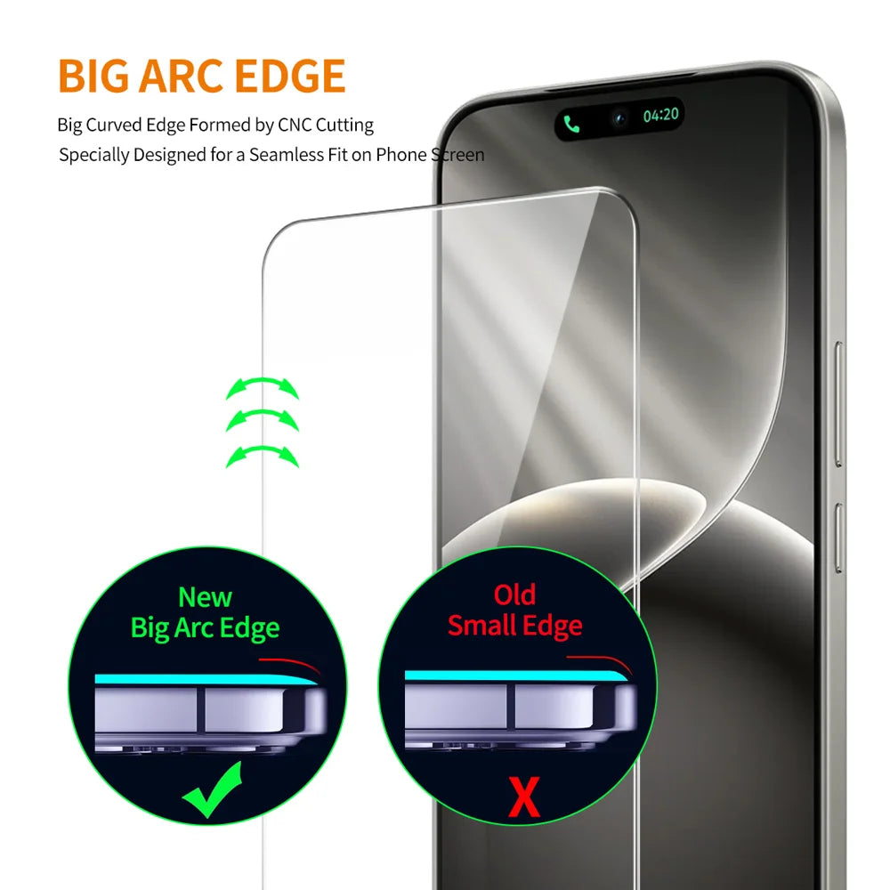 ENKAY HAT PRINCE For TECNO Camon 50 4G   Screen Protector 9H Full Glue High Aluminum-Silicon Glass Film (NOT Complete Covering) - Transparent - 4