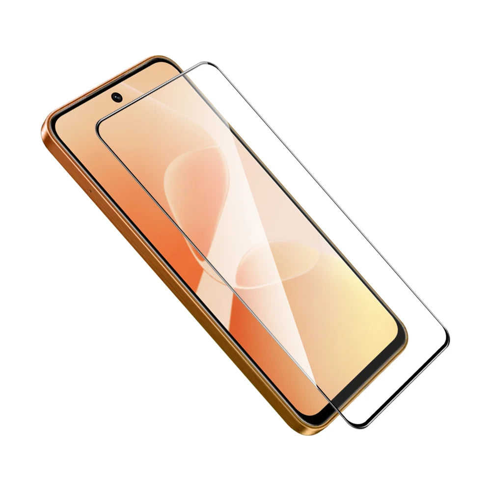 ENKAY HAT PRINCE For Infinix Note 60 5G   Screen Protector 9H Silk Printing 0.26mm Full Glue Full Coverage Tempered Glass Film - Transparent - 1