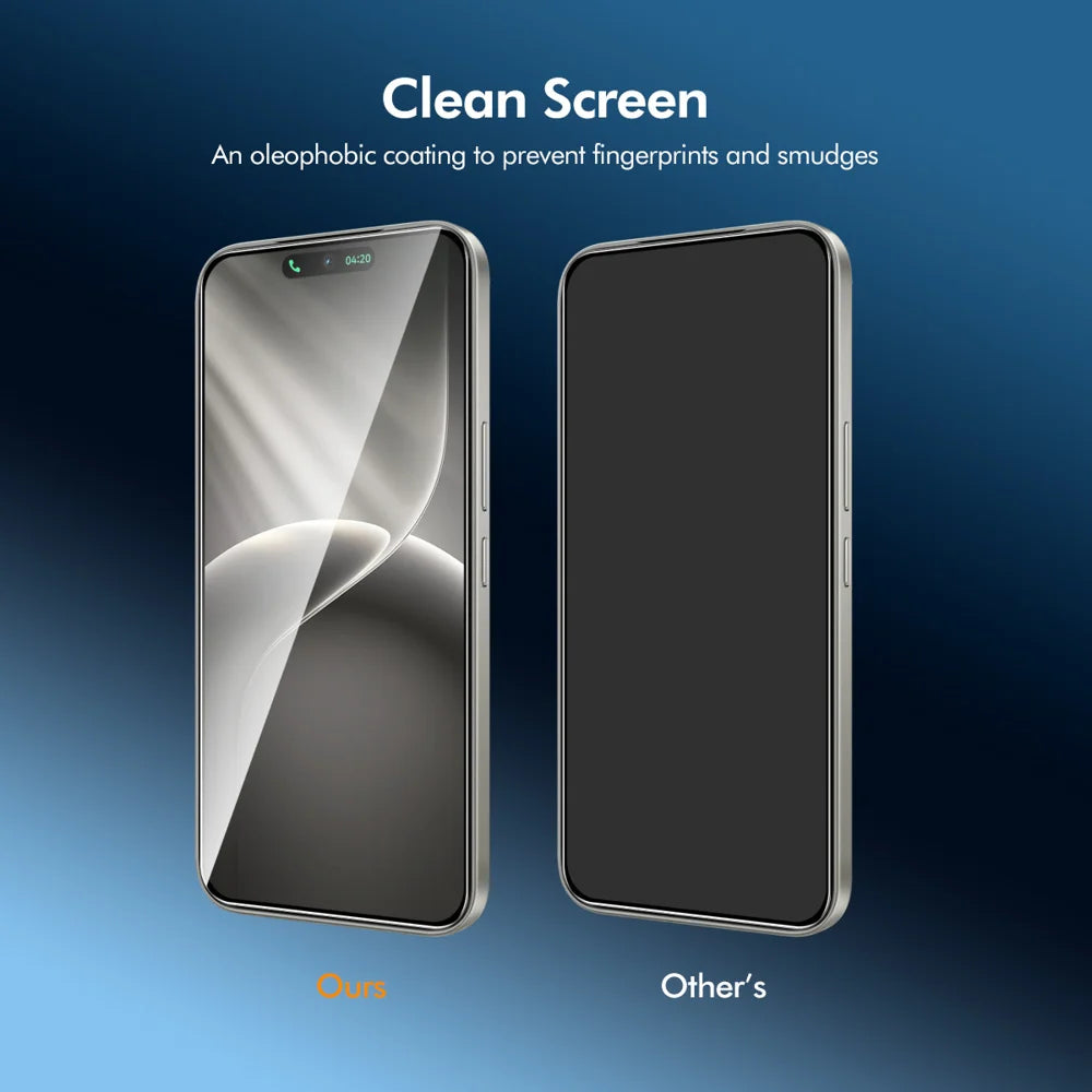 ENKAY HAT PRINCE For TECNO Camon 50 4G   Screen Protector 9H Silk Printing 0.26mm Full Glue Full Coverage Tempered Glass Film - Transparent - 3