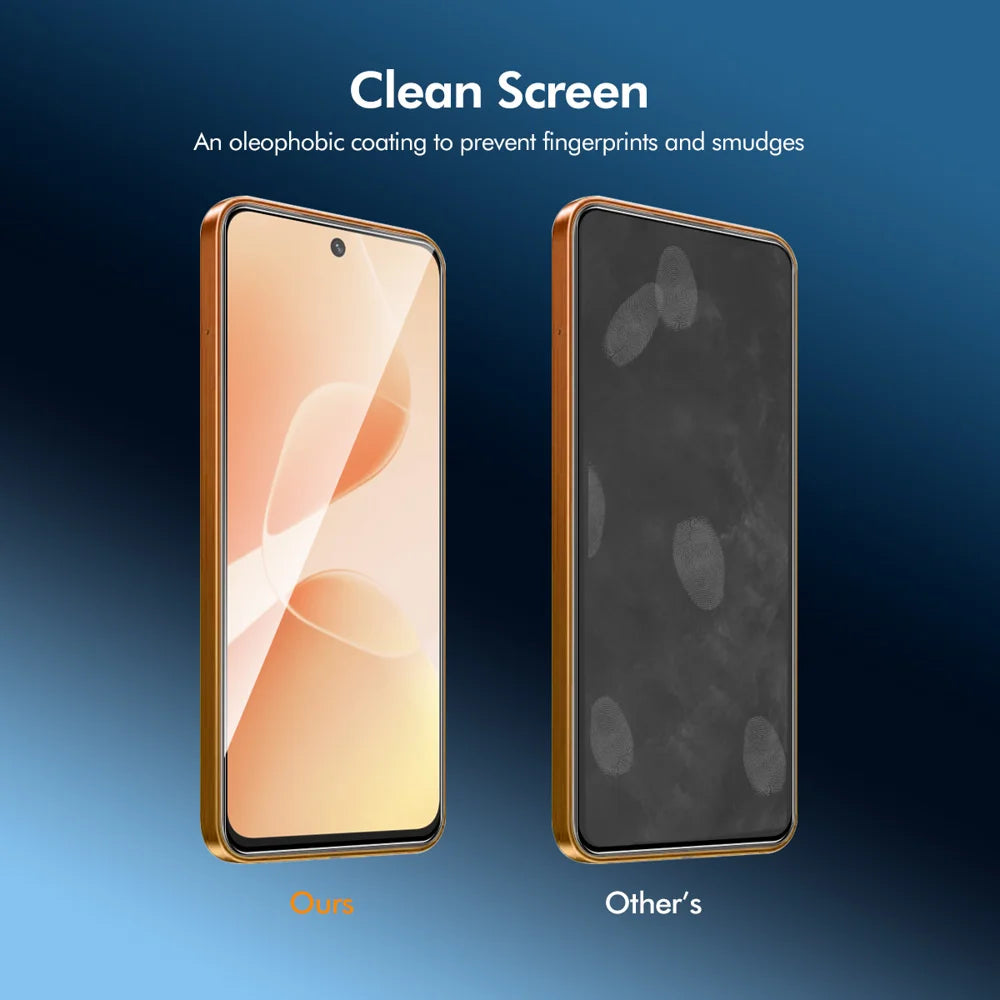 ENKAY HAT PRINCE For Infinix Note 60 5G   2Pcs Screen Protector 9H Silk Printing 0.26mm Full Glue Full Coverage Tempered Glass Film - Transparent - 3