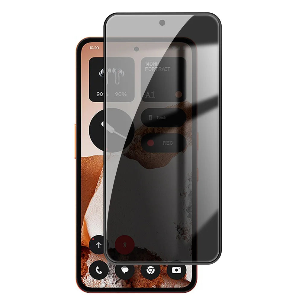 For Nothing CMF Phone 2 Pro Anti Spy Privacy Full Screen Protector Black Edge High Aluminium-silicon Glass Film - As Shown - 1