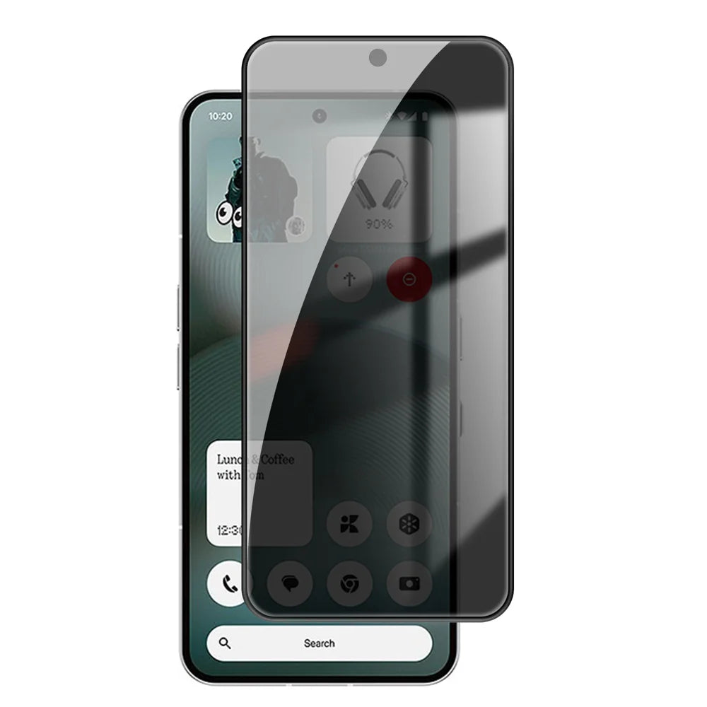 For Nothing Phone (3) 5G Anti Spy Privacy Full Screen Protector Black Edge High Aluminium-silicon Glass Film - As Shown - 1