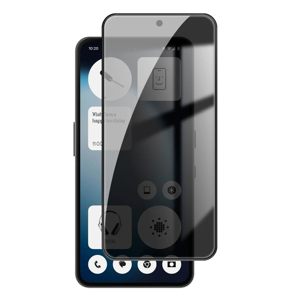 For Nothing Phone (3a) Lite 5G Anti Spy Privacy Full Screen Protector Black Edge High Aluminium-silicon Glass Film - As Shown - 1
