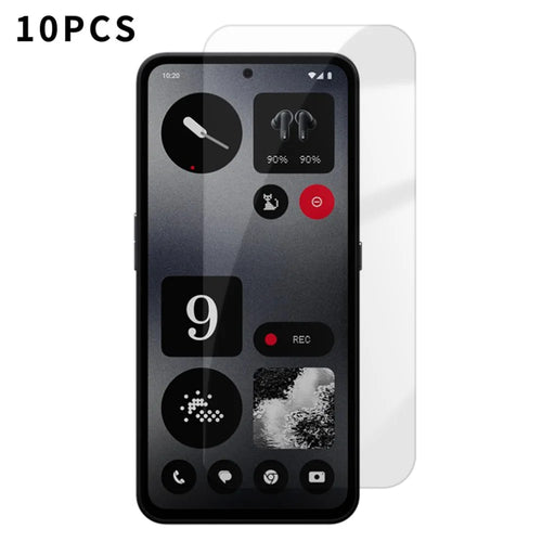 For Nothing CMF Phone 1 10Pcs HD Screen Protector High Aluminium-silicon Anti-fingerprint Tempered Glass Film (Not Complete Covering) - As Shown - 1