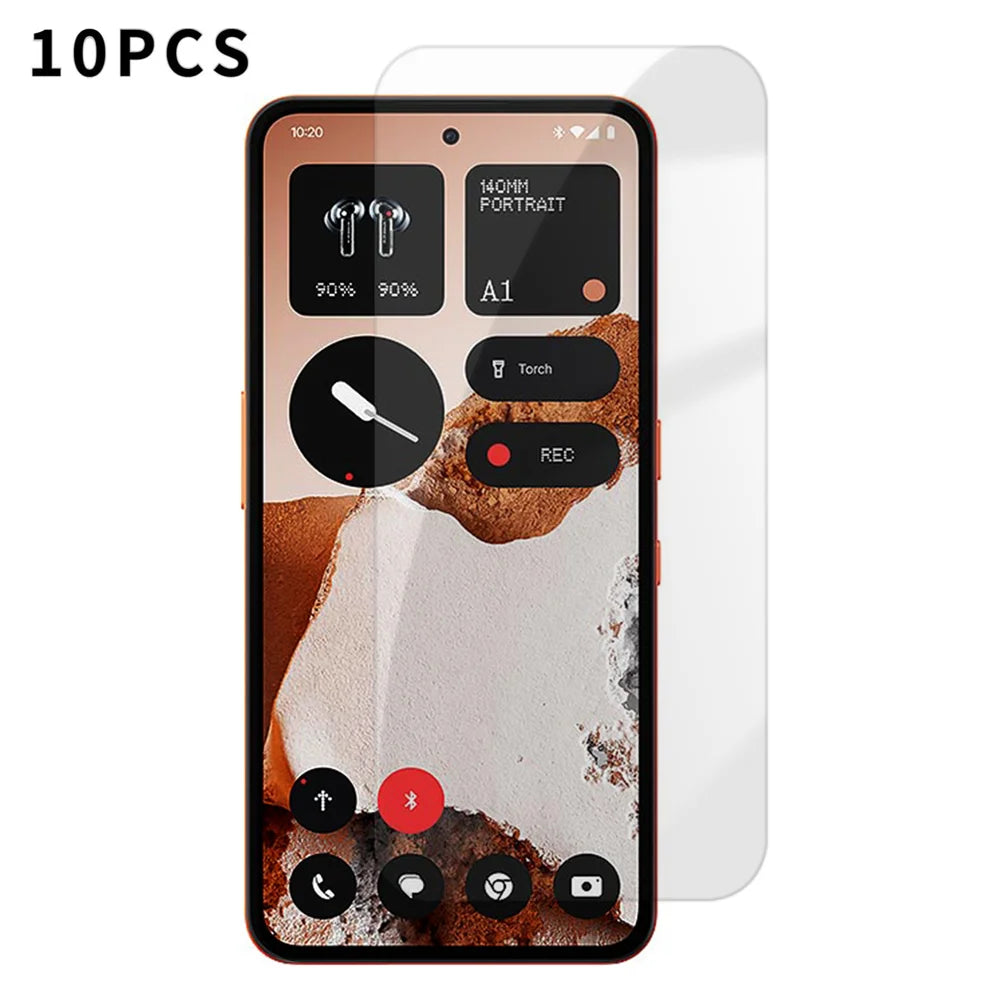 For Nothing CMF Phone 2 Pro 10Pcs HD Screen Protector High Aluminium-silicon Anti-fingerprint Tempered Glass Film (Not Complete Covering) - As Shown - 1