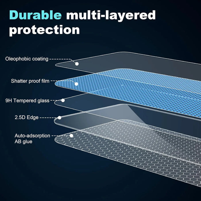 For Nothing phone (1) 5G 10Pcs HD Screen Protector High Aluminium-silicon Anti-fingerprint Tempered Glass Film (Not Complete Covering) - As Shown - 6