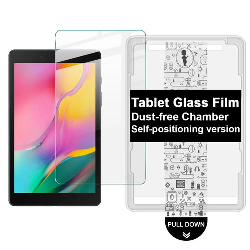 IMAK For Samsung Galaxy Tab A 8.0 (2019) Tempered Glass Full Screen Protector with Dust-free Installation Tool - Transparent - 1