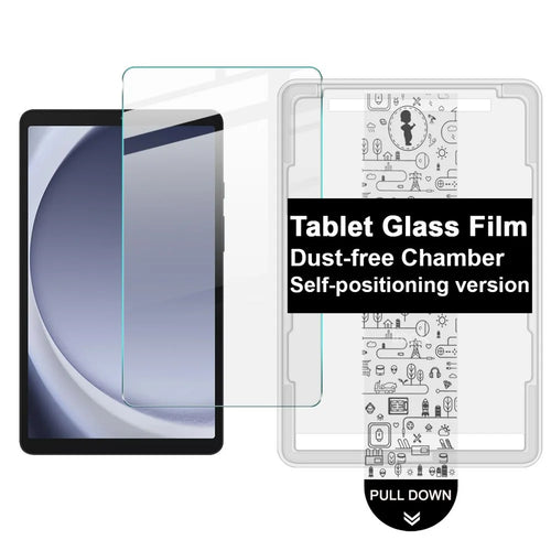 IMAK For Samsung Galaxy Tab A9 Tempered Glass Full Screen Protector with Dust-free Installation Tool - Transparent - 1