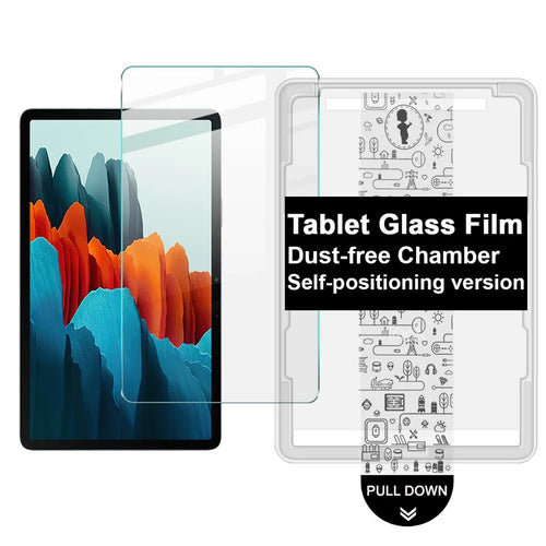 IMAK For Samsung Galaxy Tab S7 Tempered Glass Full Screen Protector with Dust-free Installation Tool - Transparent - 1
