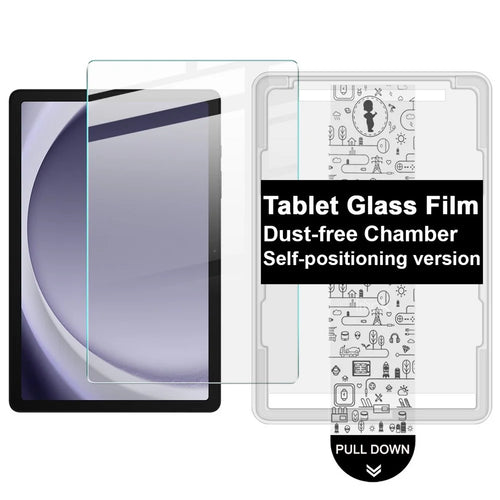 IMAK For Samsung Galaxy Tab A9+ Tempered Glass Full Screen Protector with Dust-free Installation Tool - Transparent - 1