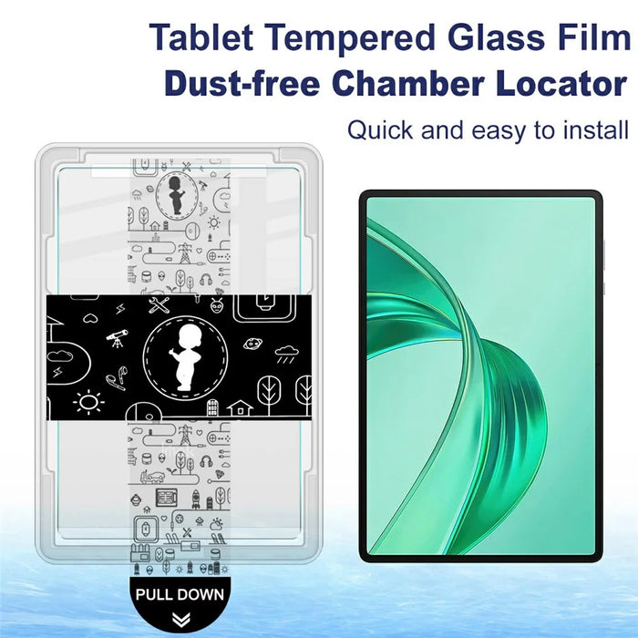 IMAK For Honor Pad X8b / Pad X8a / Pad X9 Tempered Glass Full Screen Protector with Dust-free Installation Tool - Transparent - 3