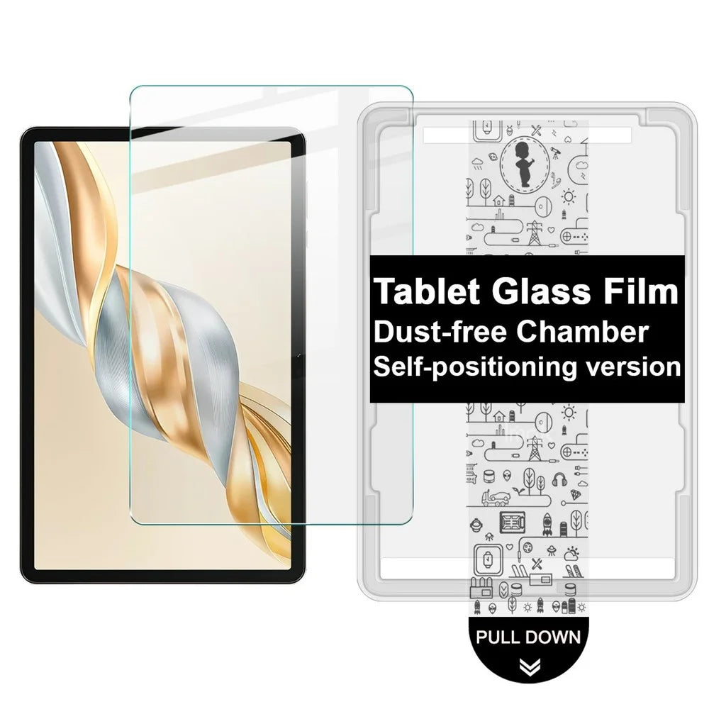 IMAK For Honor Pad X9a  /  Pad X8 Pro  /  Pad X9 Pro Tempered Glass Full Screen Protector with Dust-free Installation Tool - Transparent - 1
