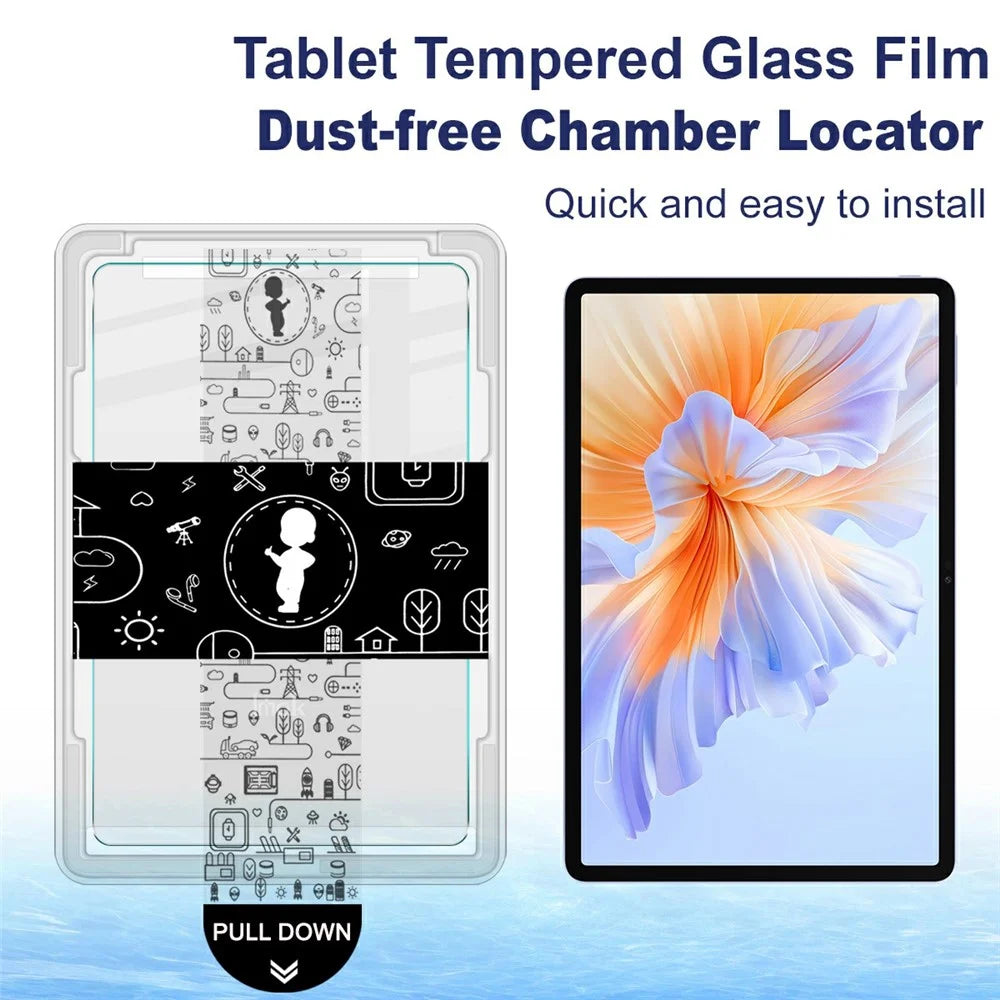 IMAK For Honor Pad V9  /  Pad GT Tempered Glass Full Screen Protector with Dust-free Installation Tool - Transparent - 3