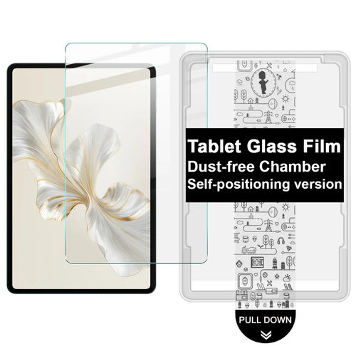 IMAK For Honor Pad 9 Tempered Glass Full Screen Protector with Dust-free Installation Tool - Transparent - 1