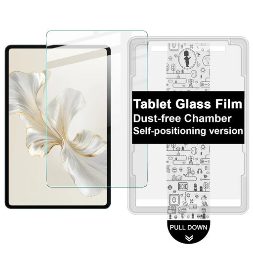 IMAK For Honor Pad 9 Tempered Glass Full Screen Protector with Dust-free Installation Tool - Transparent - 1