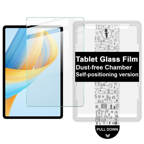 IMAK For Honor Pad V8 Pro  /  Pad 9 Pro  /  Pad 10 Pro Tempered Glass Full Screen Protector with Dust-free Installation Tool - Transparent - 1