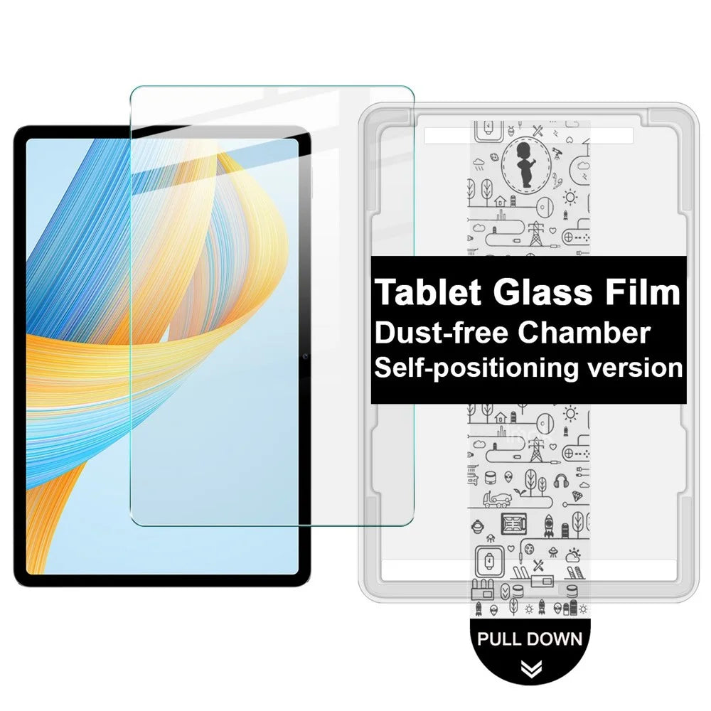 IMAK For Honor Pad V8 Pro  /  Pad 9 Pro  /  Pad 10 Pro Tempered Glass Full Screen Protector with Dust-free Installation Tool - Transparent - 1