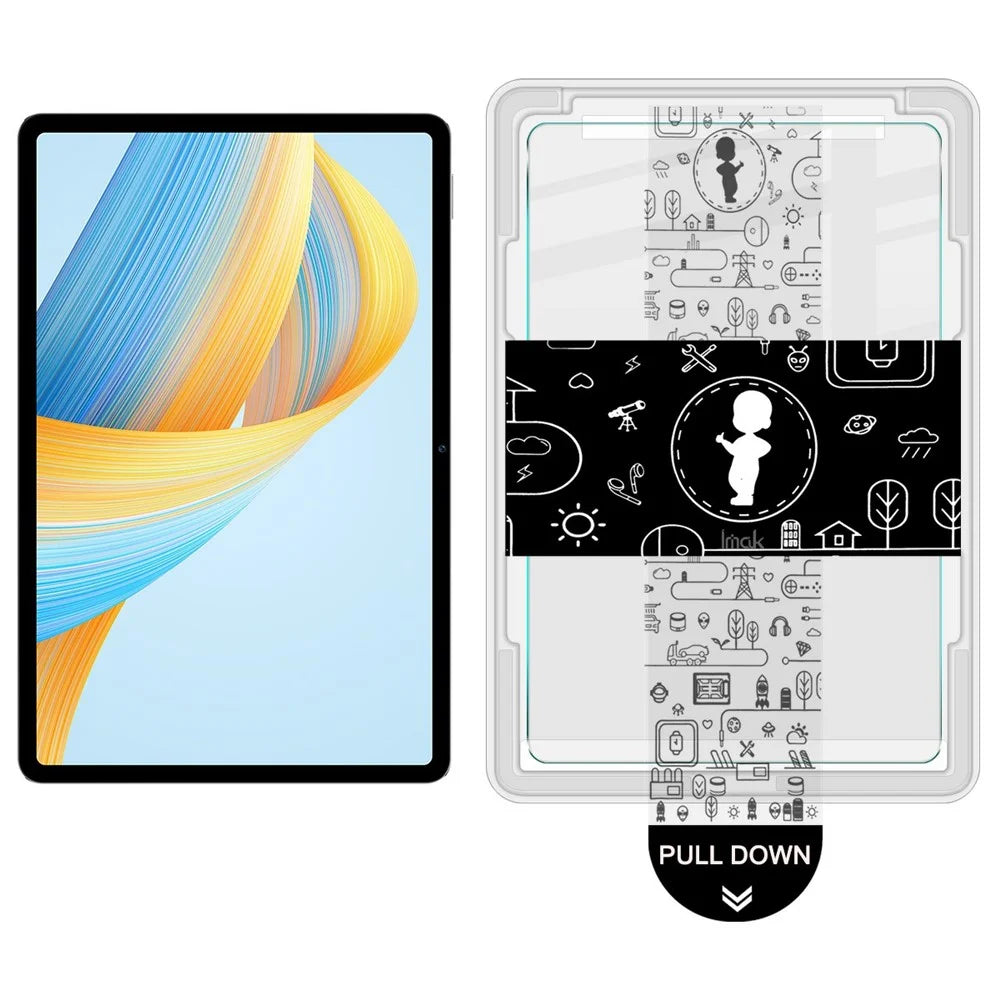 IMAK For Honor Pad V8 Pro  /  Pad 9 Pro  /  Pad 10 Pro Tempered Glass Full Screen Protector with Dust-free Installation Tool - Transparent - 2