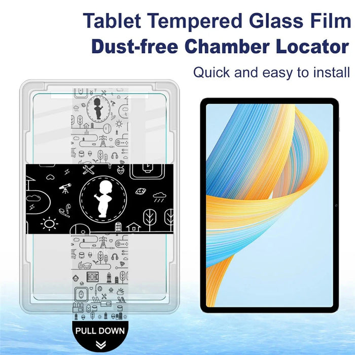 IMAK For Honor Pad V8 Pro  /  Pad 9 Pro  /  Pad 10 Pro Tempered Glass Full Screen Protector with Dust-free Installation Tool - Transparent - 3