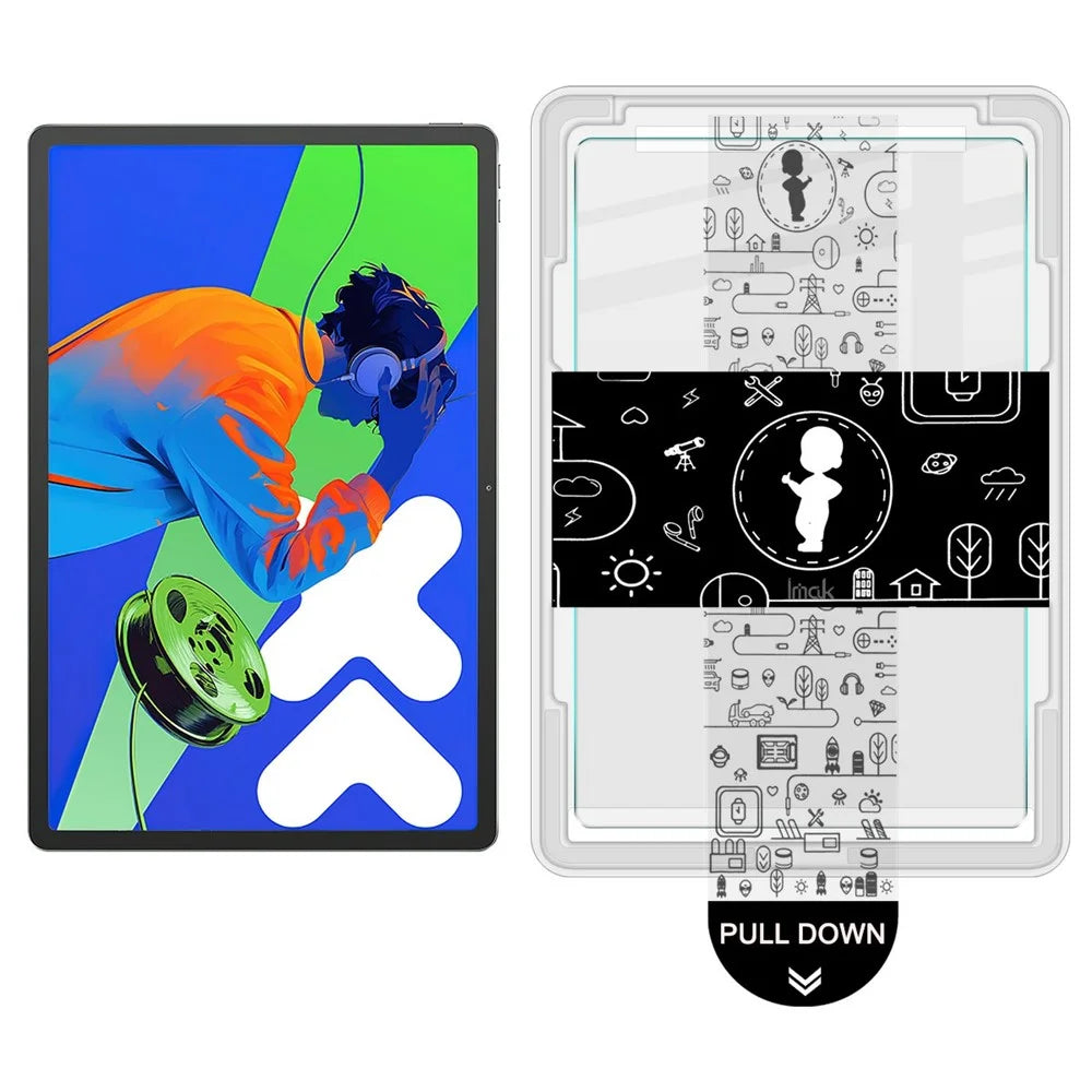 IMAK For Lenovo Xiaoxin Pad Pro 12.7 inch Tempered Glass Full Screen Protector with Dust-free Installation Tool - Transparent - 2