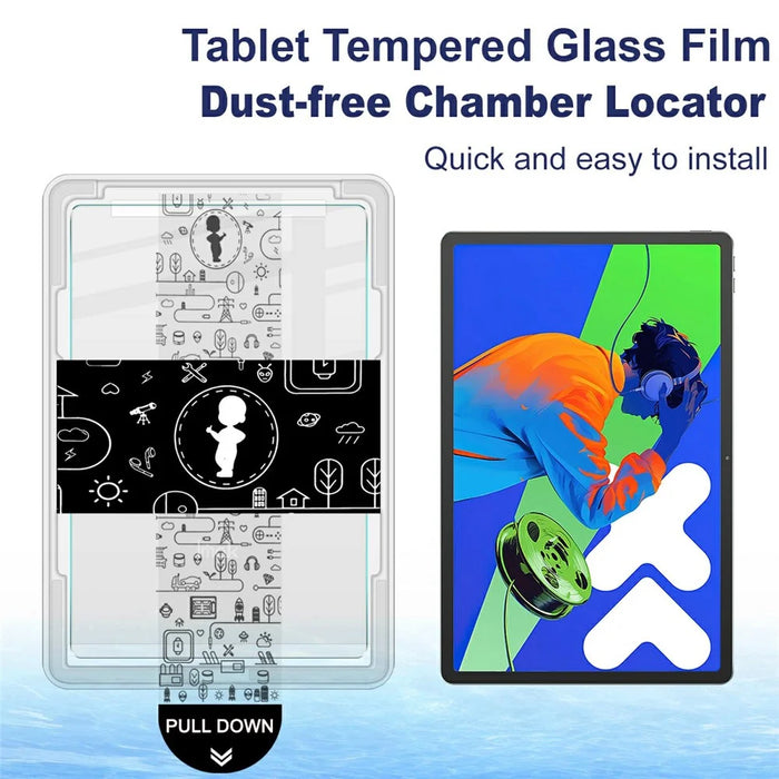 IMAK For Lenovo Xiaoxin Pad Pro 12.7 inch Tempered Glass Full Screen Protector with Dust-free Installation Tool - Transparent - 3