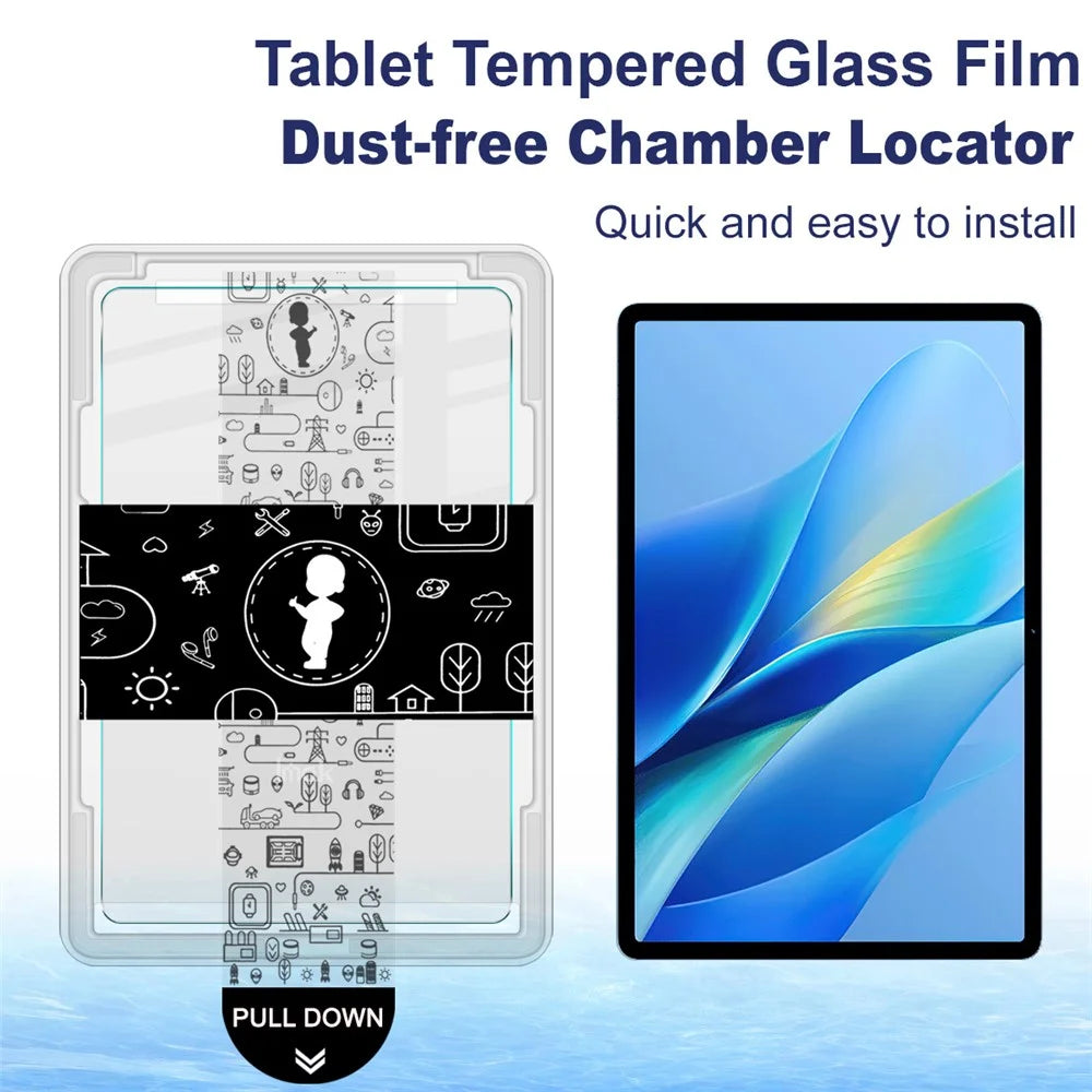 IMAK For vivo Pad Air  /  iQOO Pad Air Tempered Glass Full Screen Protector with Dust-free Installation Tool - Transparent - 2