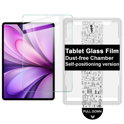 IMAK For vivo Pad2  /  Pad3  /  Pad5  /  Oppo Pad 5 Tempered Glass Full Screen Protector with Dust-free Installation Tool - Transparent - 1