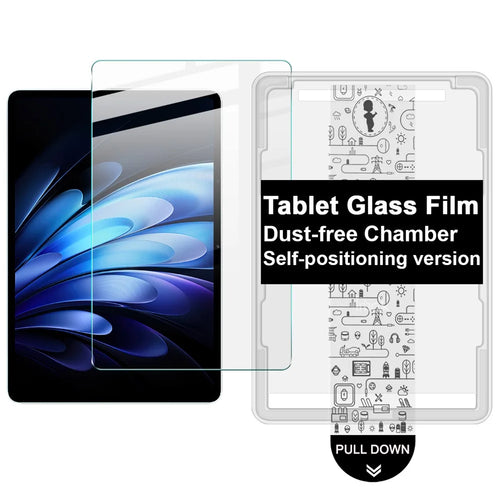 IMAK For vivo Pad3 Pro  /  vivo Pad5 Pro Tempered Glass Full Screen Protector with Dust-free Installation Tool - Transparent - 1
