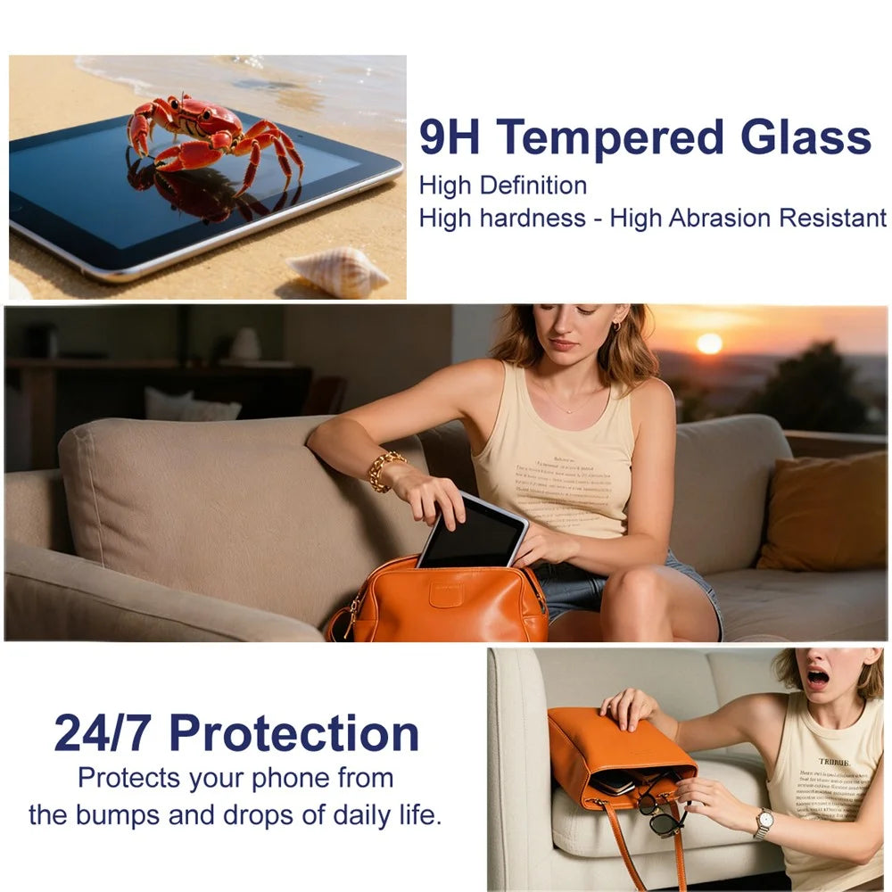IMAK For vivo Pad3 Pro  /  vivo Pad5 Pro Tempered Glass Full Screen Protector with Dust-free Installation Tool - Transparent - 5