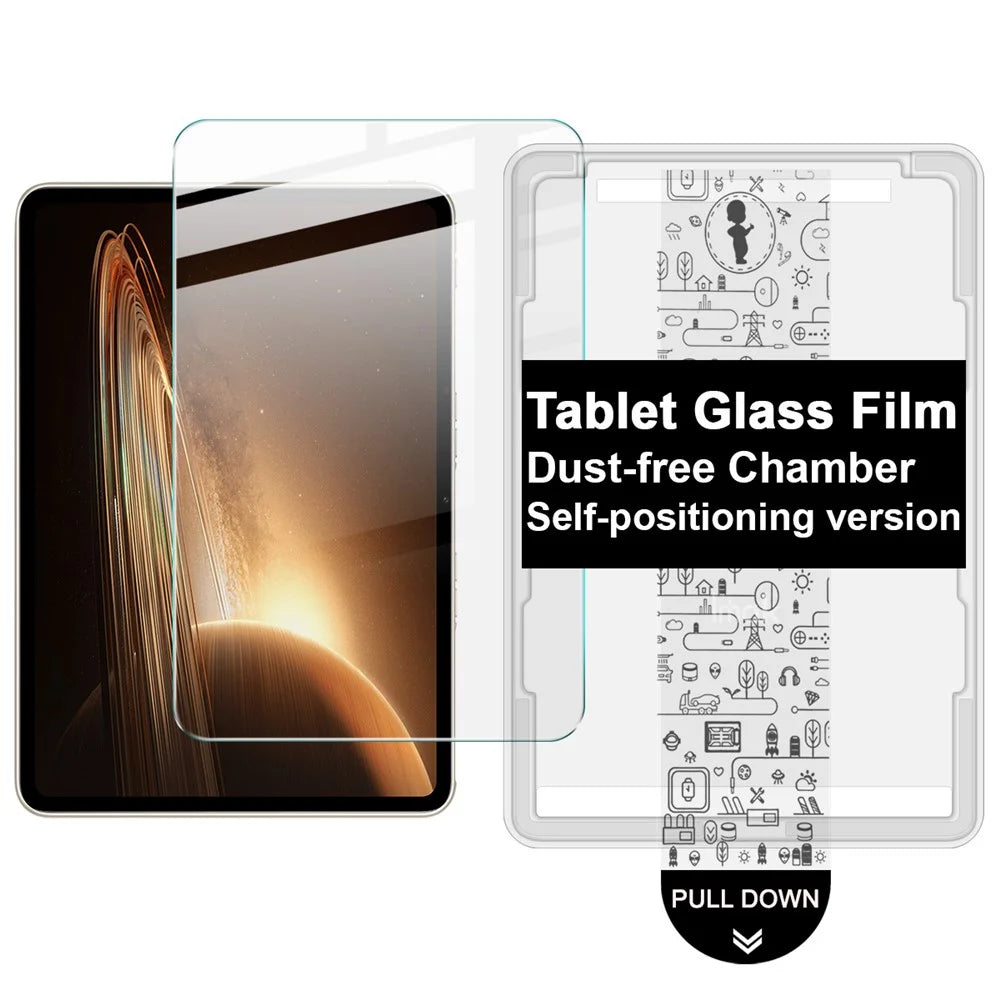 IMAK For Oppo Pad 2  /  Pad 3  /  OnePlus Pad Tempered Glass Full Screen Protector with Dust-free Installation Tool - Transparent - 1