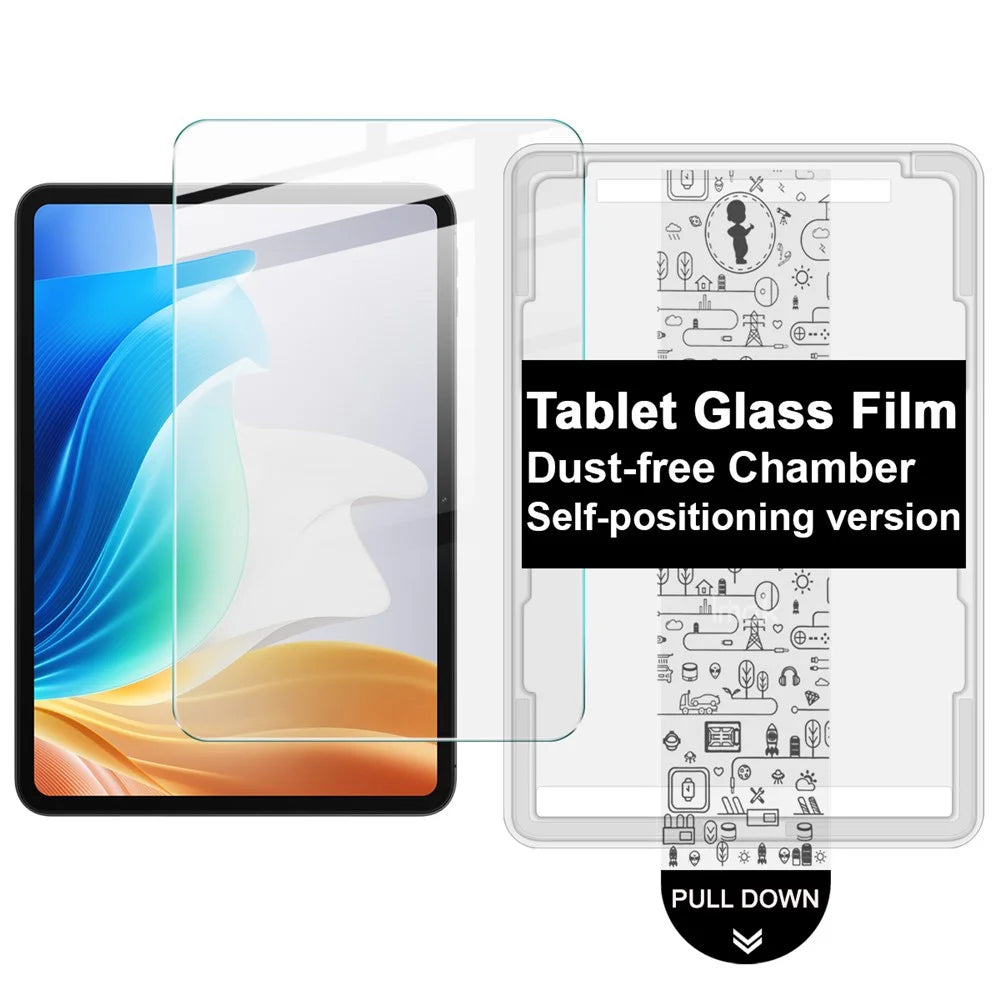 IMAK For Oppo Pad Air 2  /  Pad Neo  /  OnePlus Pad Go Tempered Glass Full Screen Protector with Dust-free Installation Tool - Transparent - 1