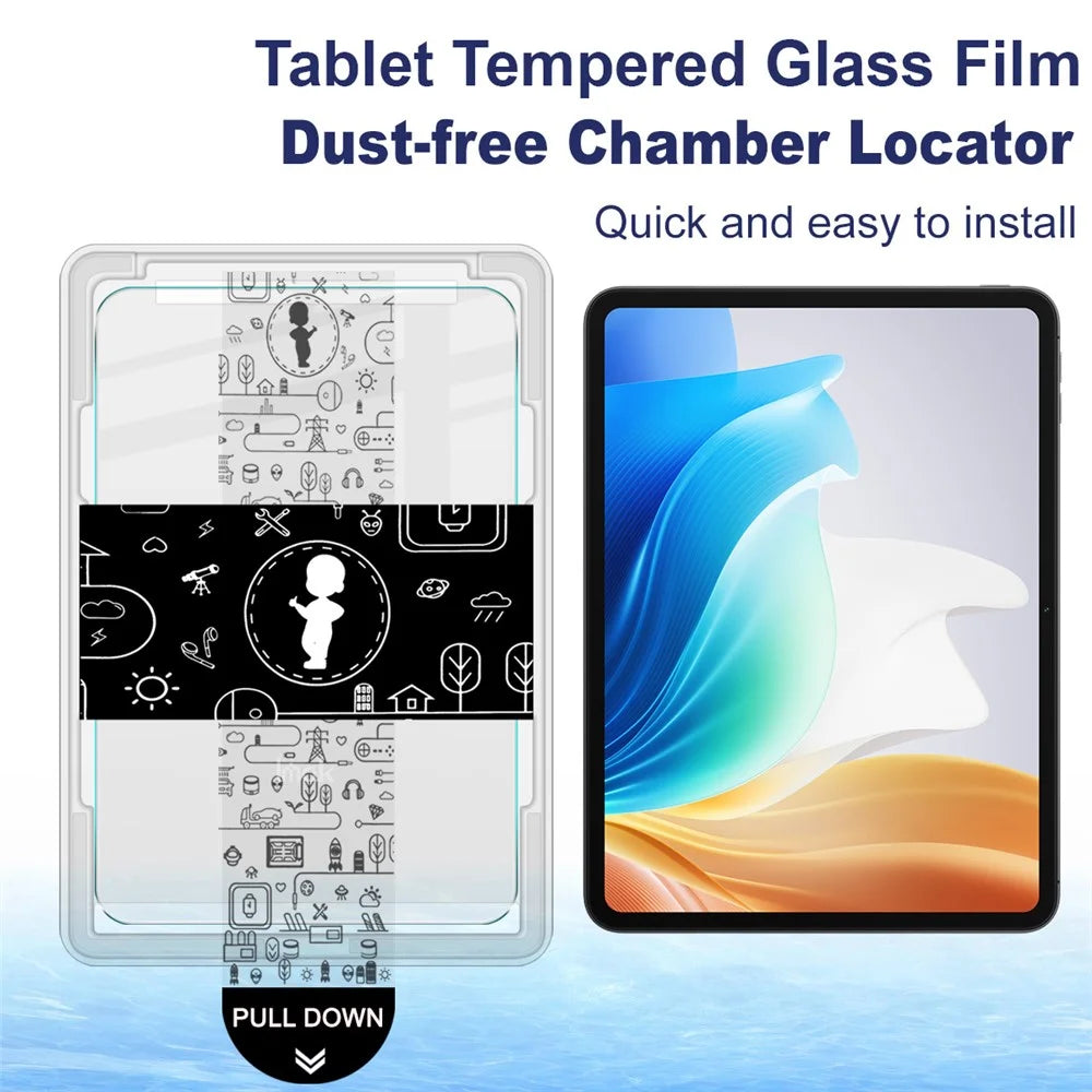 IMAK For Oppo Pad Air 2  /  Pad Neo  /  OnePlus Pad Go Tempered Glass Full Screen Protector with Dust-free Installation Tool - Transparent - 2