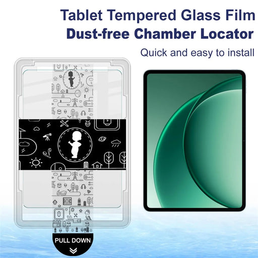 IMAK For OnePlus Pad 2 Pro  /  Pad Pro  /  Oppo Pad 3 Pro Tempered Glass Full Screen Protector with Dust-free Installation Tool - Transparent - 2