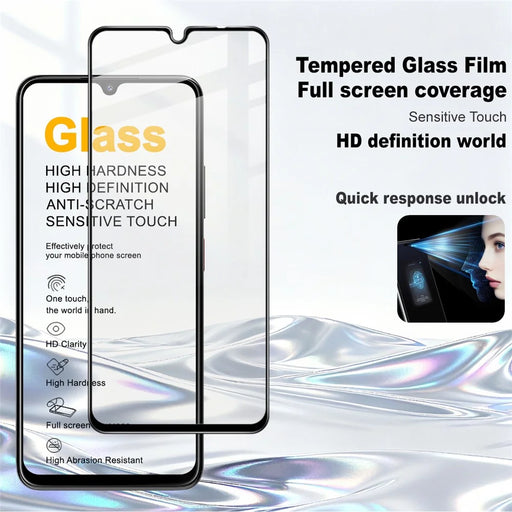 IMAK Pro+ Series For ZTE nubia V80 Max 4G Tempered Glass Full Screen Protector Sensitive Touch Film - Transparent - 2
