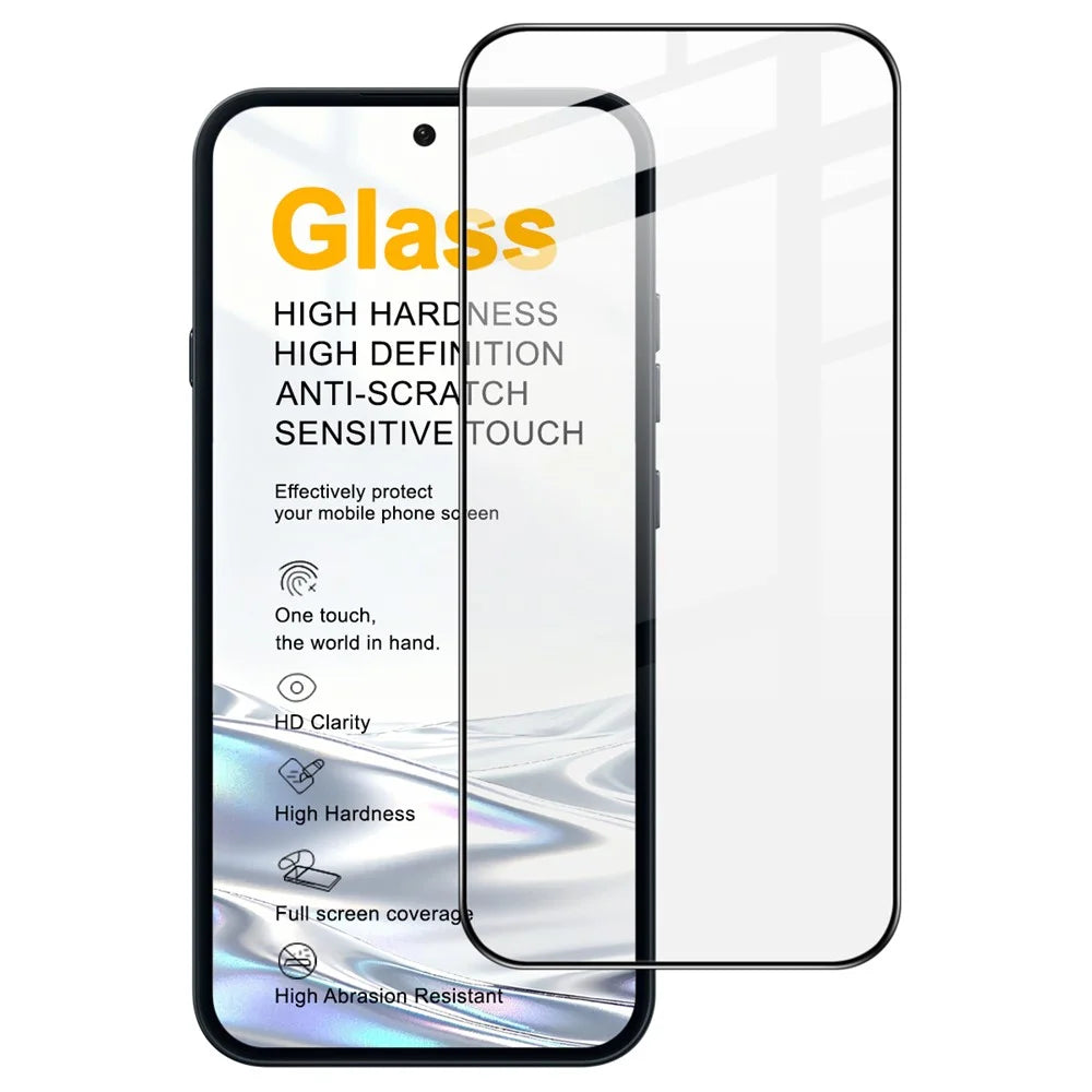 IMAK Pro+ Series For Nothing Phone (4a) Screen Protector Full Coverage Tempered Glass Film (Fingerprint Unlock) - Transparent - 1