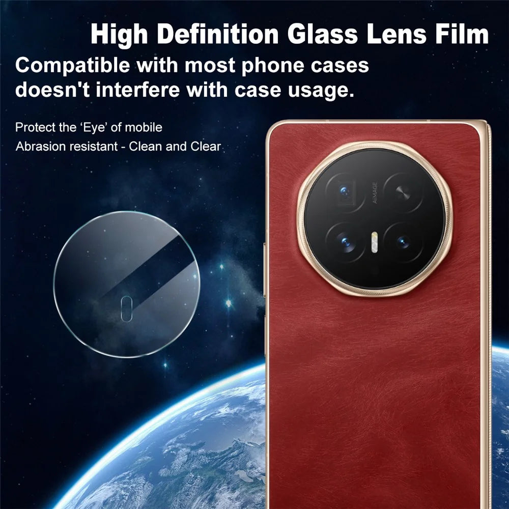 IMAK For Honor Magic V6 5G Camera Lens Protector Slim Tempered Glass Full Coverage Lens Film - Transparent - 2