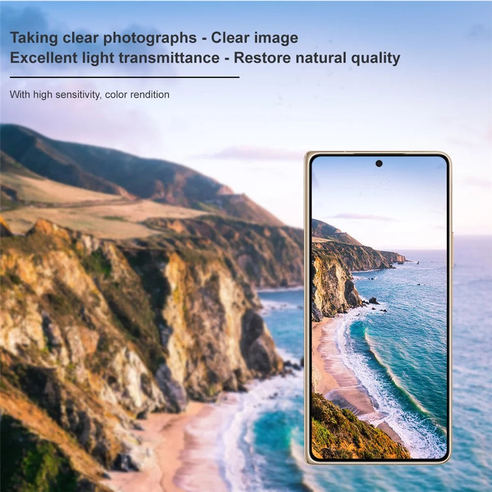 IMAK For Honor Magic V6 5G Camera Lens Protector Slim Tempered Glass Full Coverage Lens Film - Transparent - 5